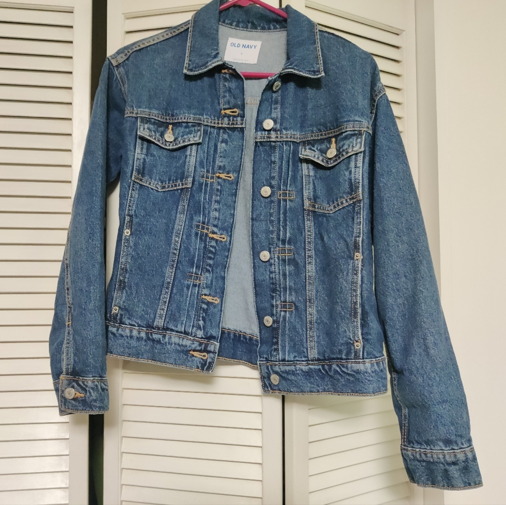 Old Navy Blue Jean Jacket Classic Style